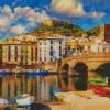 Italy Bosa Town Diamond Painting