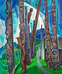 Kitwancool By Emily Carr Diamond Painting