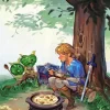 Legend Of Zelda Botw Link Cooking Diamond Painting
