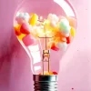 Pastel Light Bulb Diamond Painting
