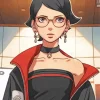 Sarada Uchiha Boruto Wife Diamond Painting