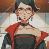 Sarada Uchiha Boruto Wife Diamond Painting