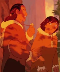 Sitka And Denahi Brother Bear Diamond Painting