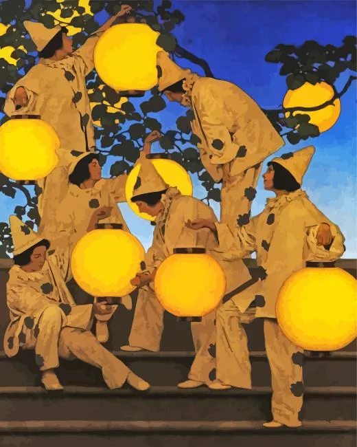 The lantern bearers Diamond With Numbers The Lantern Bearers Diamond Painting