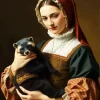 Tudor Lady Art Diamond Painting