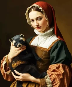 Tudor Lady Art Diamond Painting
