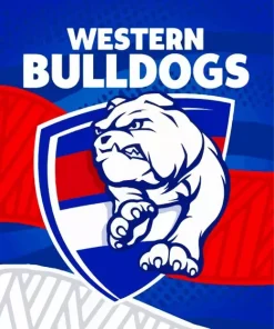 Western Bulldogs Emblem Diamond Painting