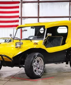 Yellow Buggy Diamond Painting