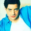 Young Brendan Fraser Diamond Painting