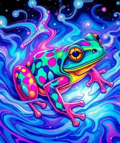 Abstract Frog Diamond Painting