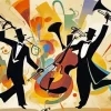 Abstract Jazz Art Diamond Painting
