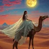 Aesthetic Egypt Camel Art Diamond Painting