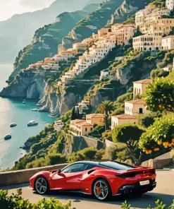 Aesthetic Ferrari 488 Diamond Painting