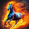 Aesthetic Firehorse Diamond Painting