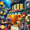Aesthetic Flower Shop Art Diamond Painting
