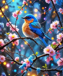 Aesthetic Flowers Branch Art Diamond Painting