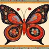 Aesthetic Folk Art Butterfly Diamond Painting