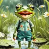 Aesthetic Funny Frog Diamond Painting