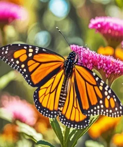 Aesthetic Monarch Butterfly Diamond Painting