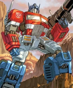 Aesthetic Optimus Prime Diamond Painting