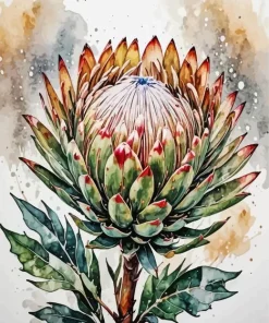 Aesthetic Protea Art Diamond Painting