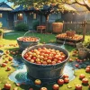Apples Buckets Diamond Painting