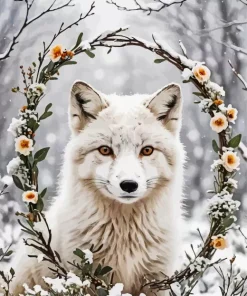 Arctic Fox Art Diamond Painting