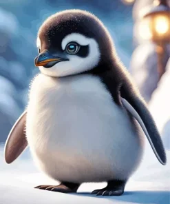 Baby Penguin Diamond Painting