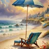 Beach Chair Art Diamond Painting