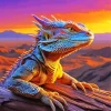 Bearded Dragon Diamond Painting