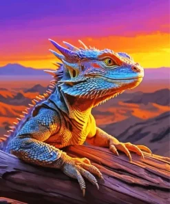 Bearded Dragon Diamond Painting