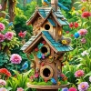 Birdhouse Art Diamond Painting