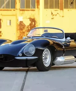 Black Jaguar XKSS Diamond Painting