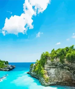 Blue Lagoon Beach Indonesia Diamond Painting