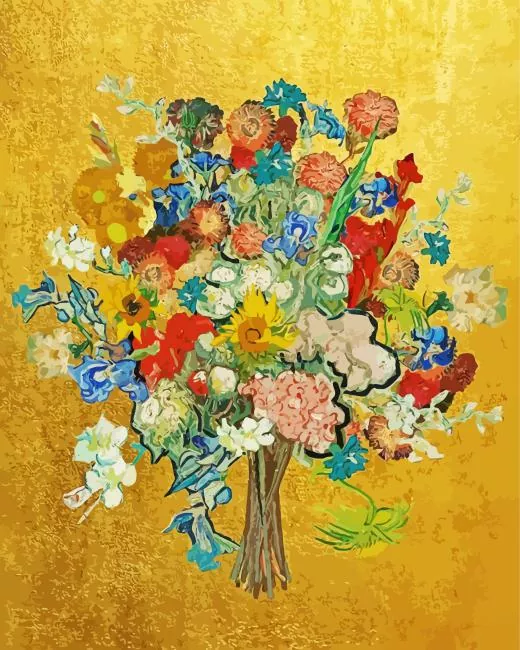 bouquet van gogh Diamond Paints Bouquet Van Gogh Diamond Painting