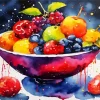 Bowl Of Fruit Art Diamond Painting