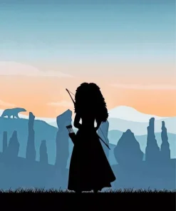 Brave Silhouette Diamond Painting