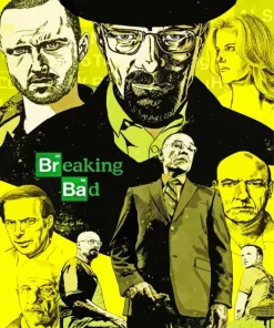 Breaking Bad Characters Diamond Painting
