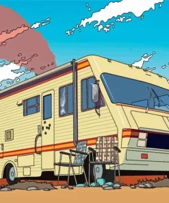 Breaking Bad RV Art Diamond Painting