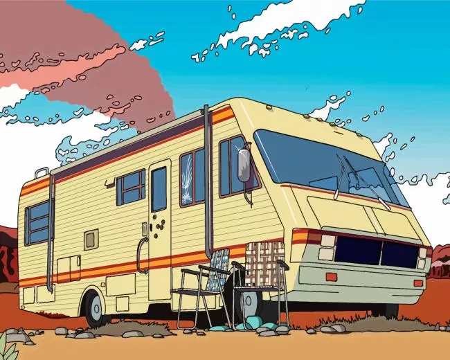 breaking bad rv art Diamond Paints Breaking Bad RV Art Diamond Painting