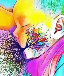 Breast Feeding Art Diamond Painting