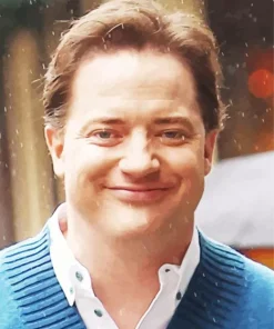 Brendan Fraser Smiling Diamond Painting