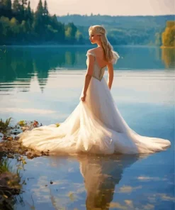 Bride In A Wedding Dress Diamond Painting