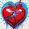 Broken Heart Diamond Painting
