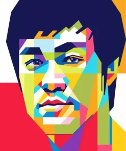 Bruce Lee Pop Art Diamond Painting