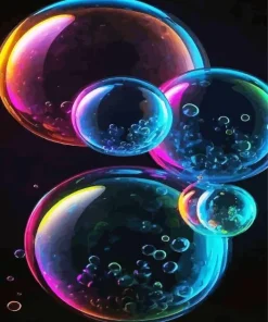 Bubbles Stuck Together Diamond Painting