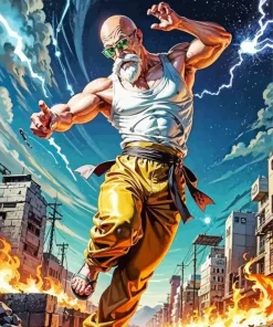 Buff Master Roshi Diamond Painting