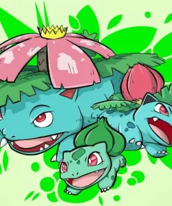 Bulbasaur Evolution Diamond Painting