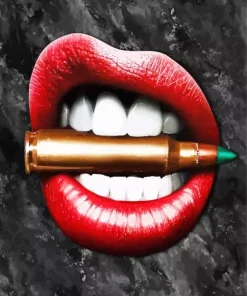 Bullet Lips Diamond Painting