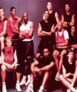 Bulls Roster 1996 Diamond Painting